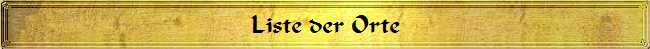 Liste der Orte